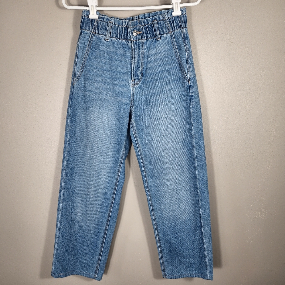 American Eagle High Rise Mom Jean Stretch Medium Denim 4 R
